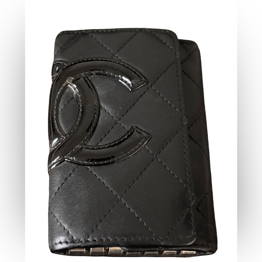 Sold‼️ Chanel Black Quilted key:Card Holder-COA included